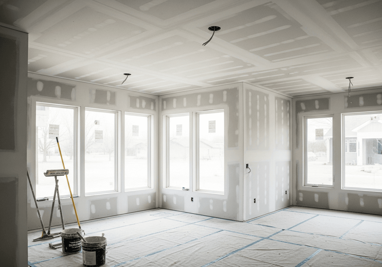 Drywall Installation/Repairs - White Wall Renovation