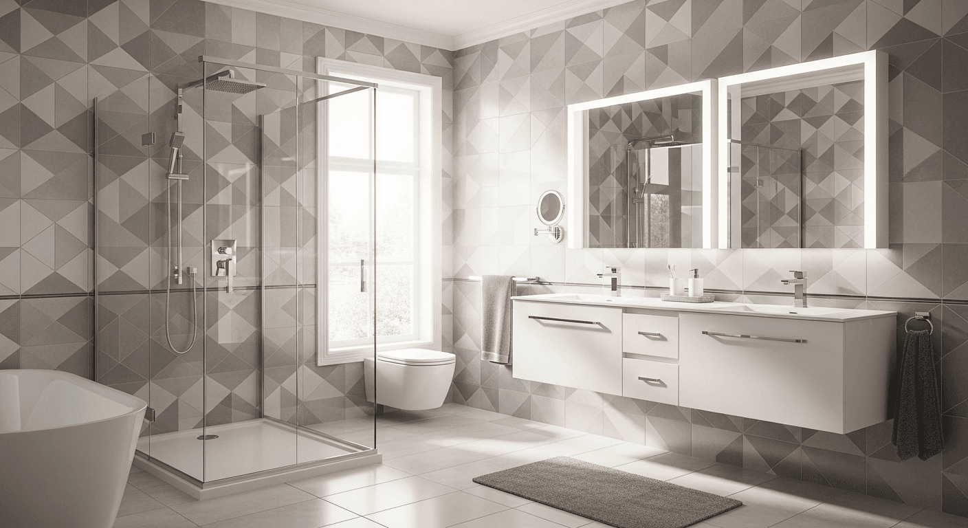 Tiling Services - White Wall Renovation